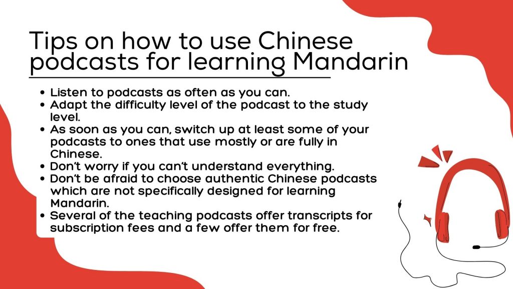 How to use Chinese podcasts to learn Mandarin