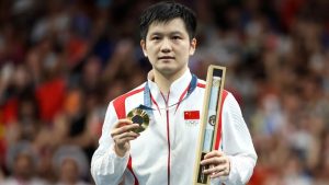 China's Most Famous Swiftie Fan Zhendong Takes Table Tennis Gold