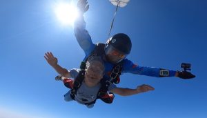 Octogenarian Completes 3,000 Metre Skydiving Challenge