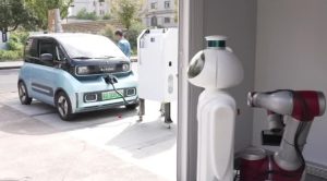 Smart Vehicle Charging Robots Launched In Zhejiang