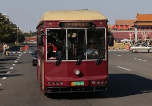 Sightseeing in Beijing on a "Dangdang" Bus