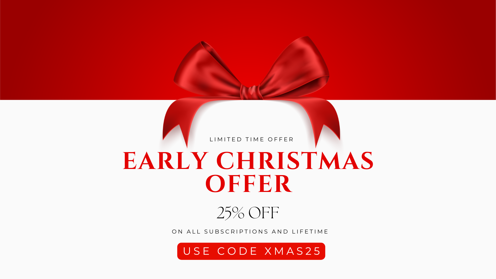 Spice Up Your Holidays with TCB’s Early Christmas Offer!