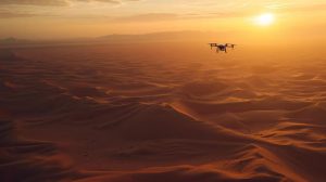 Drones Work to Combat Desertification in Gansu